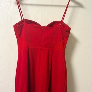 Astr Vibrant Red Dress